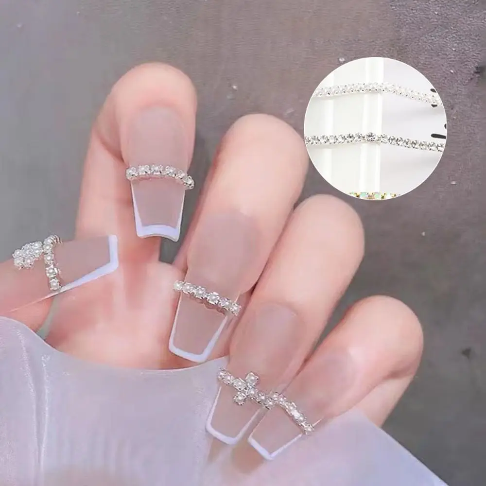 100cm Claw Chain Nail Rhinestone 3D Metal Silver AB Diamond Pearl Chain Can Be Cut DIY Charm Nail Art Decorations Accessories 
100cm Claw Chain Nail Rhinestone 3D Metal Silver AB Diamond Pearl Chain Can Be Cut DIY Charm Nail Art Decorations Accessories