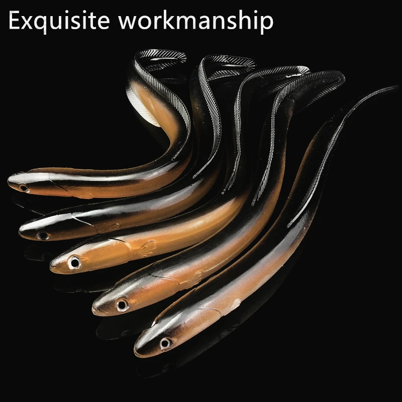 30cm/56g Lifelike Eel Bait Swim Shad Artificial Soft Baits Soft Sea Fishing Lure Simulation Silicone Saltwater Artificial Lures
30cm/56g Lifelike Eel Bait Swim Shad Artificial Soft Baits Soft Sea Fishing Lure Simulation Silicone Saltwater Artificial Lures