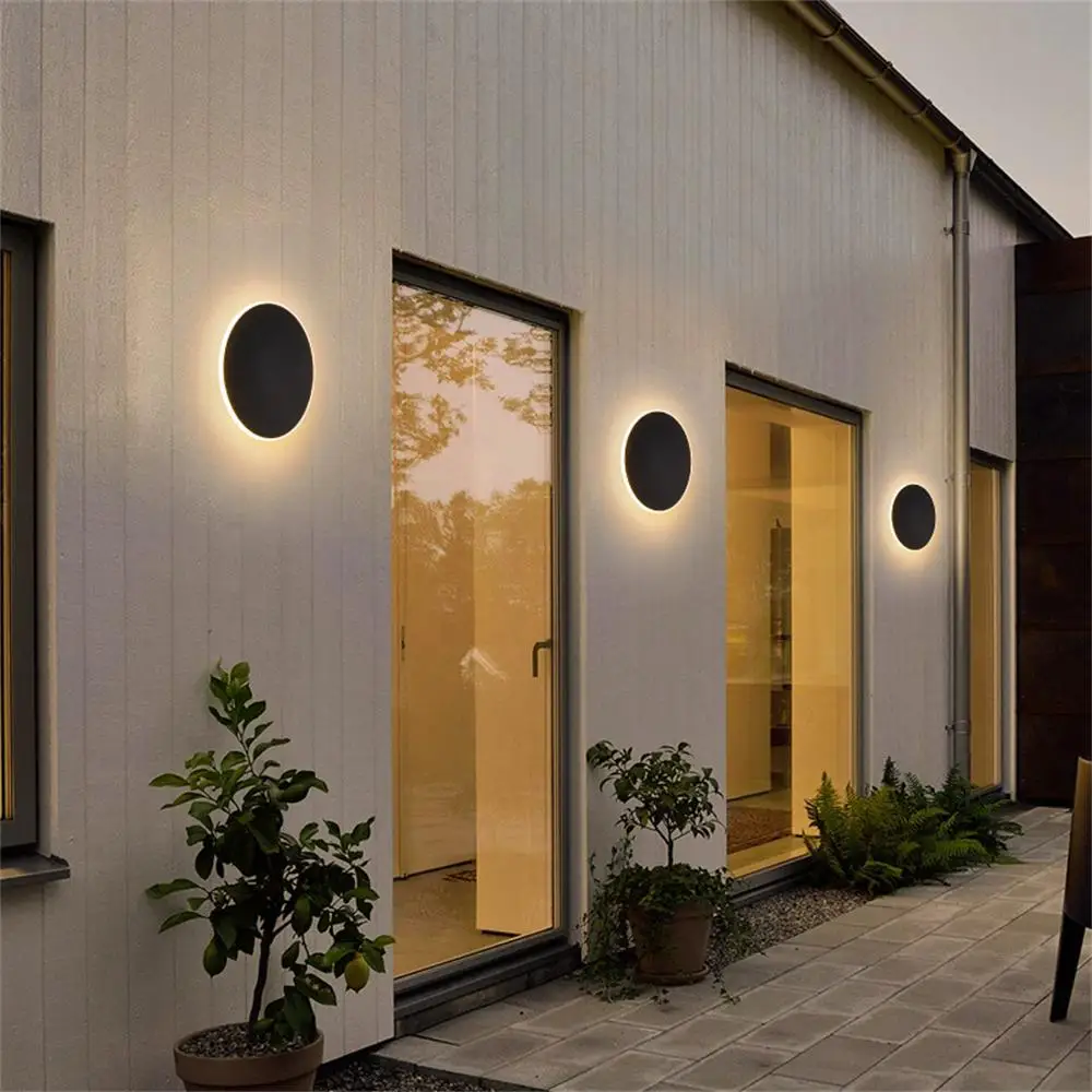Nordic Simple Round LED Outdoor Waterproof Wall Lamp IP65 Outdoor Wall Lamp Villa Yard Corridor Hallway Entry Decor Light 7/10W
Nordic Simple Round LED Outdoor Waterproof Wall Lamp IP65 Outdoor Wall Lamp Villa Yard Corridor Hallway Entry Decor Light 7/10W