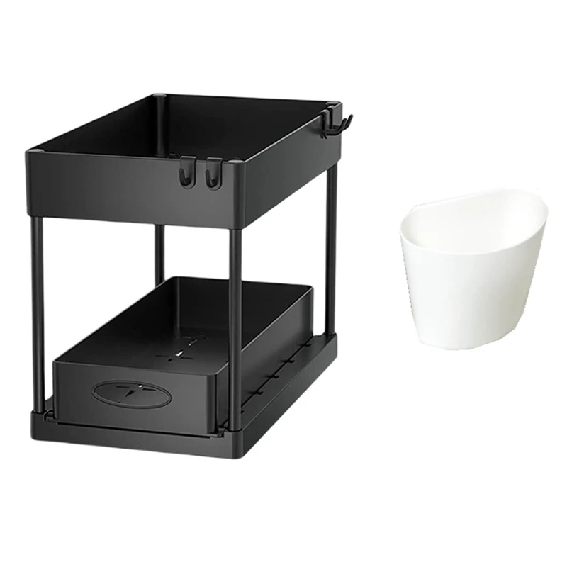 2 Tier Sliding Cabinet Organizer Drawer Under Sink Organizers And Storage Multi-Purpose Bathroom Cabinet Organizer
2 Tier Sliding Cabinet Organizer Drawer Under Sink Organizers And Storage Multi-Purpose Bathroom Cabinet Organizer