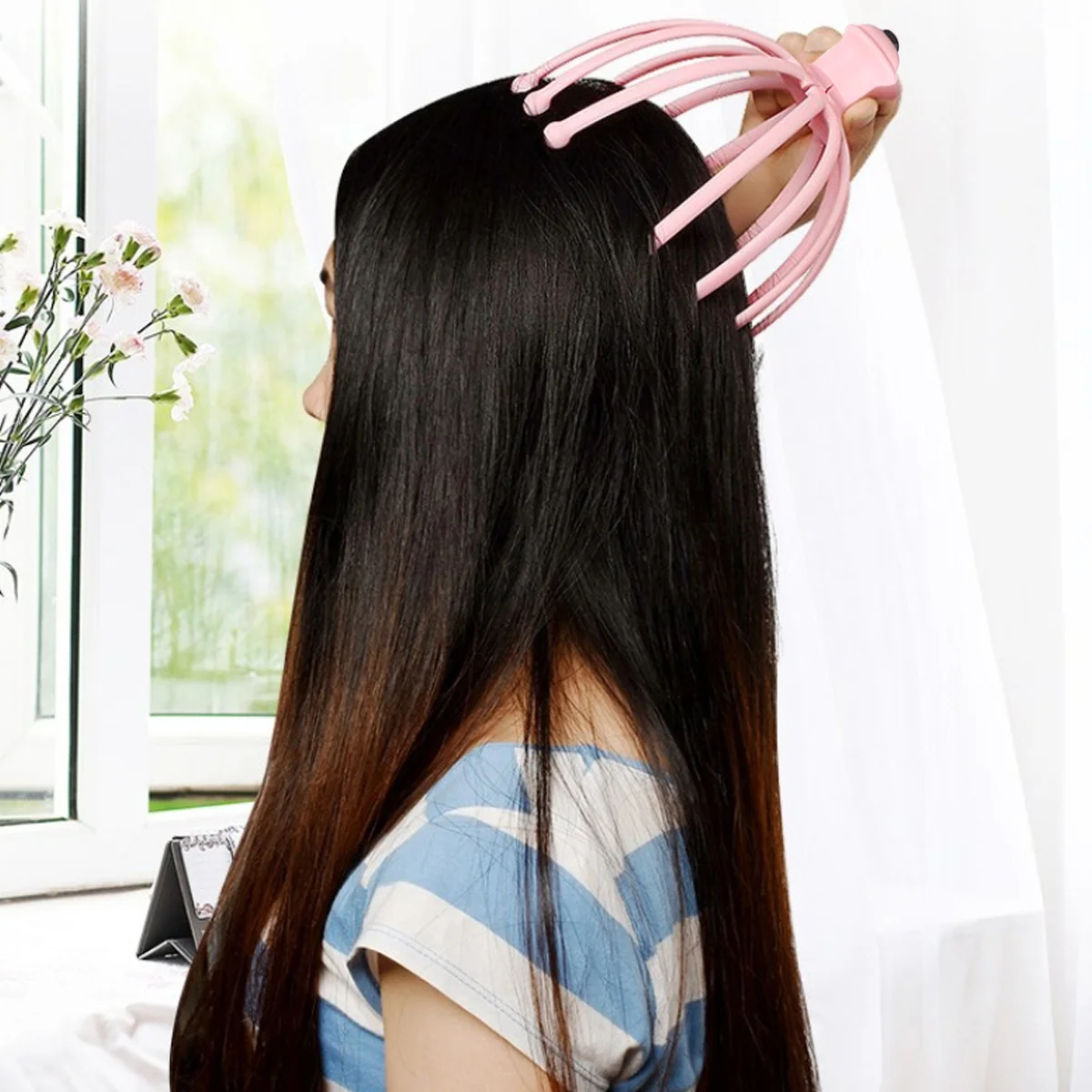 Scalpscratcher Head Toolbrush Claw Scrub Hair Manual Relaxing Tingler Shampoo
Scalpscratcher Head Toolbrush Claw Scrub Hair Manual Relaxing Tingler Shampoo