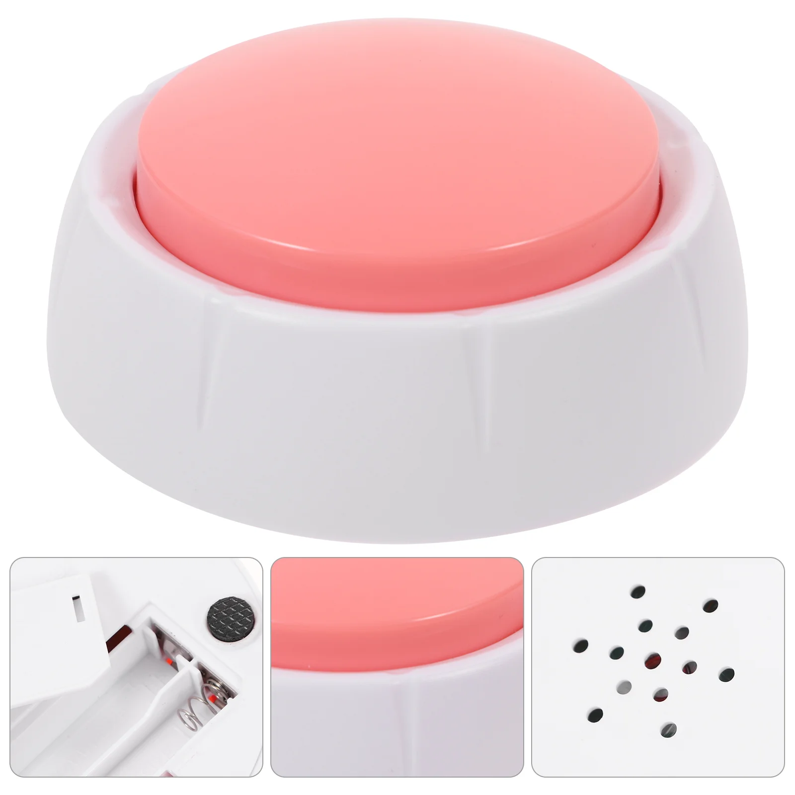 

Button Dog Buttons Training Talking Pet Buzzer Recordable Pets Answer Recording Sound Speech Learning Press Buzzers Toy Record