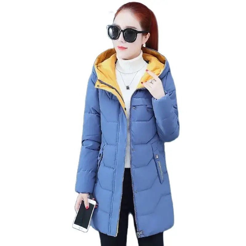 2022 Winter New Down Coats Warm Cottoncoat Fashion Women's Mid-Length Hooded Cotton Jacket Korean Version Slim Fit Loose Coat
2022 Winter New Down Coats Warm Cottoncoat Fashion Women's Mid-Length Hooded Cotton Jacket Korean Version Slim Fit Loose Coat