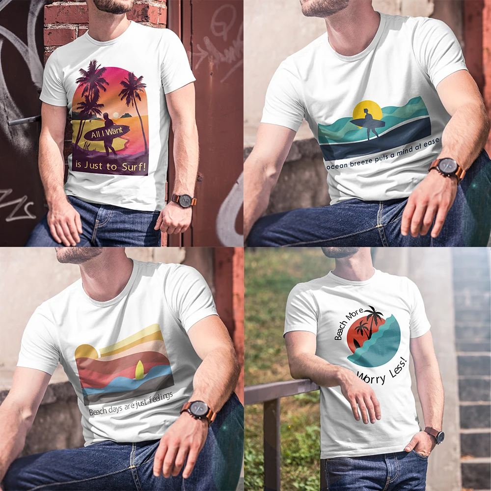 Men's Summer Beach T-shirt Sports T-shirt Beach Digital Print T-shirt Quick Dry Breathable and Thin Milk Silk Sports Fabric
Men's Summer Beach T-shirt Sports T-shirt Beach Digital Print T-shirt Quick Dry Breathable and Thin Milk Silk Sports Fabric