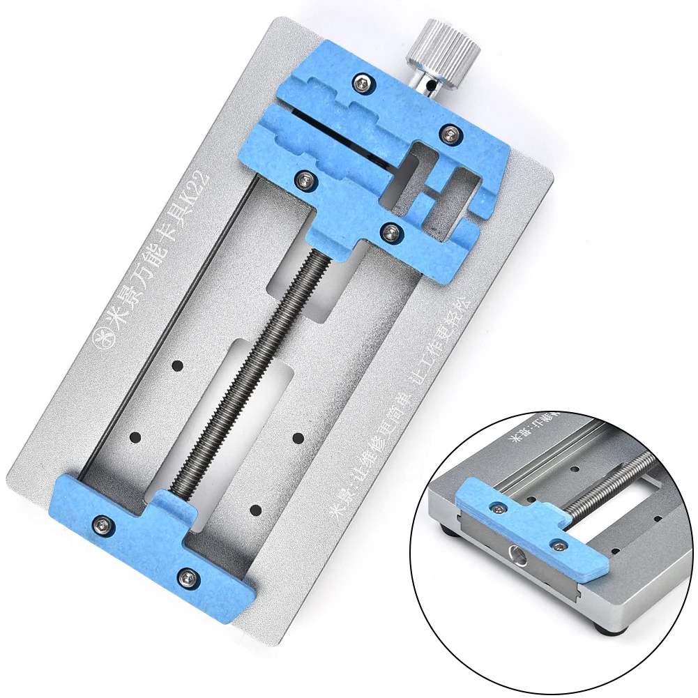 MJ K22 Mobile Phone Soldering Repair Tool Motherboard PCB Holder Jig Fixture With IC Location For IPhone Mainboard Repair
MJ K22 Mobile Phone Soldering Repair Tool Motherboard PCB Holder Jig Fixture With IC Location For IPhone Mainboard Repair
