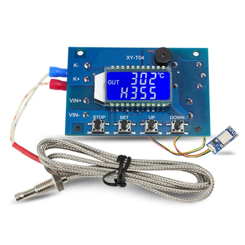 WIFI Remote High Temperature Digital Thermostat K-Type Thermocouple Temperature Controller -99-999 Degrees
WIFI Remote High Temperature Digital Thermostat K-Type Thermocouple Temperature Controller -99-999 Degrees