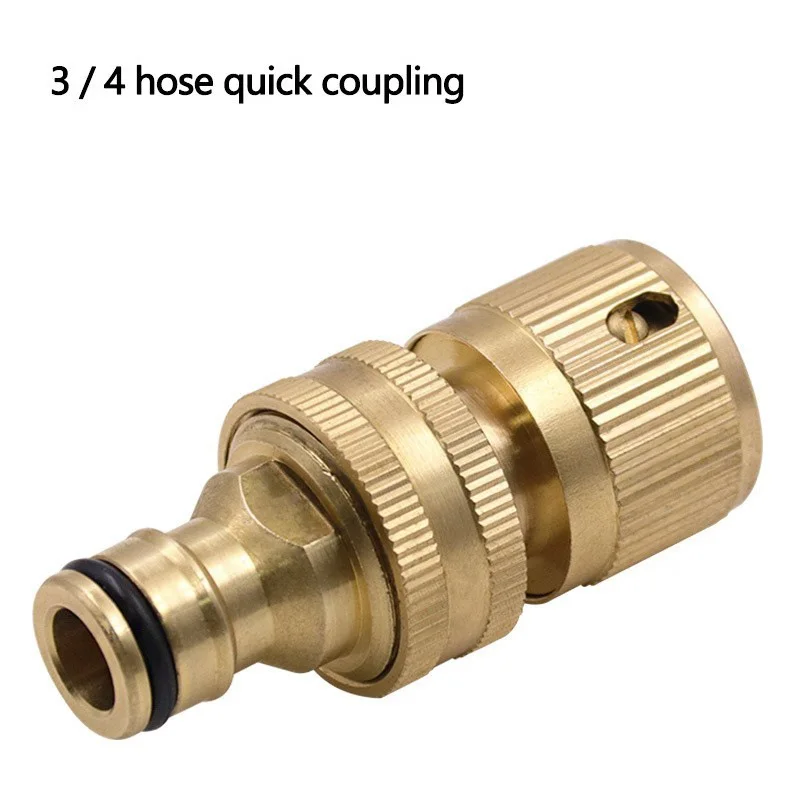 3/4" Male Female Quick Connector Garden Water Pipe Nozzle Adapter Brass Hose Irrigation Watering Fittings Accessories
3/4" Male Female Quick Connector Garden Water Pipe Nozzle Adapter Brass Hose Irrigation Watering Fittings Accessories