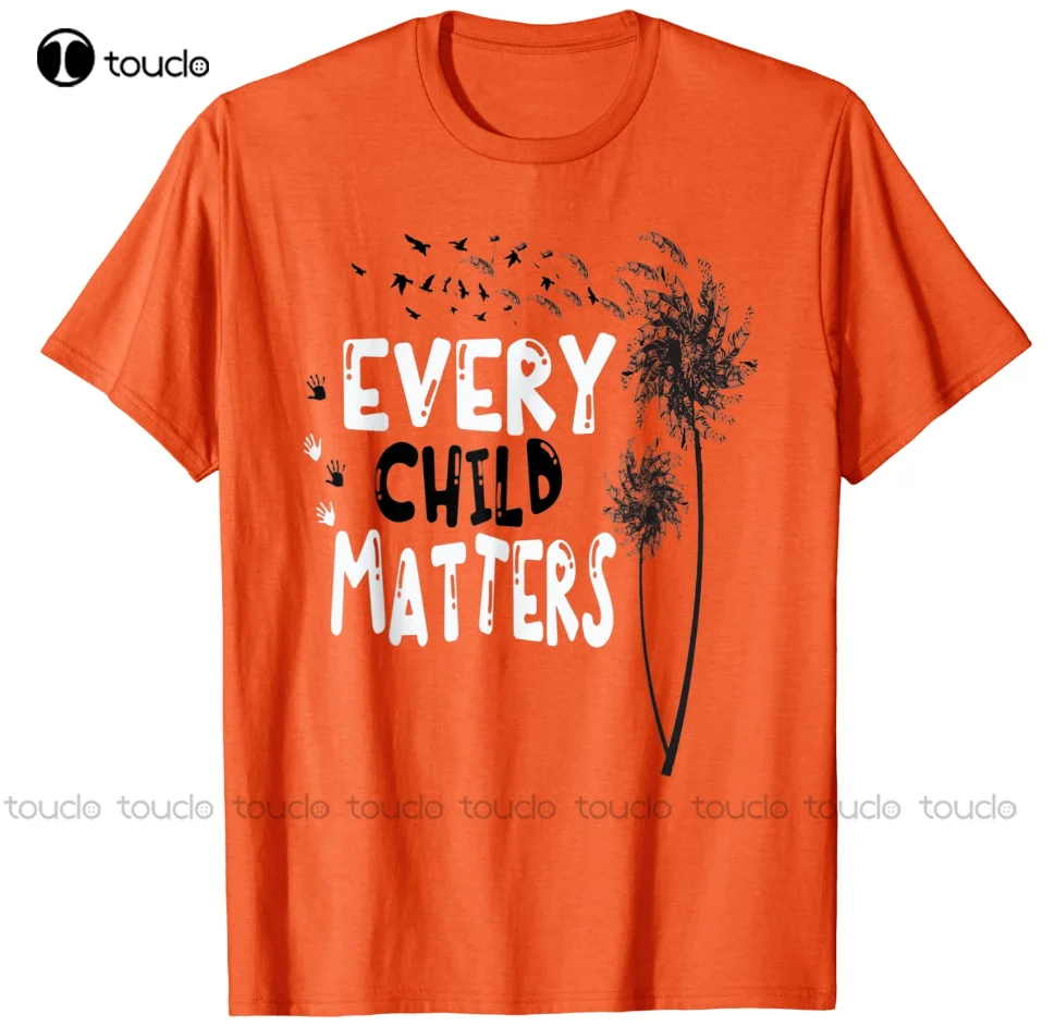 

New Every Child Matters Indigenous Education Orange Shirt Day T-Shirt Gift For Him Hawaiian Shirt Cotton Tee Xs-5Xl Streetwear