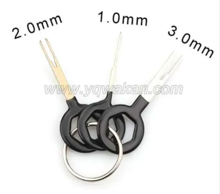 Car Terminal Removal 3Pcs/Set Electrical Wiring Crimp Connector Pin Extractor Kit Automobiles Terminal Repair Hand Tool Terminal
Car Terminal Removal 3Pcs/Set Electrical Wiring Crimp Connector Pin Extractor Kit Automobiles Terminal Repair Hand Tool Terminal