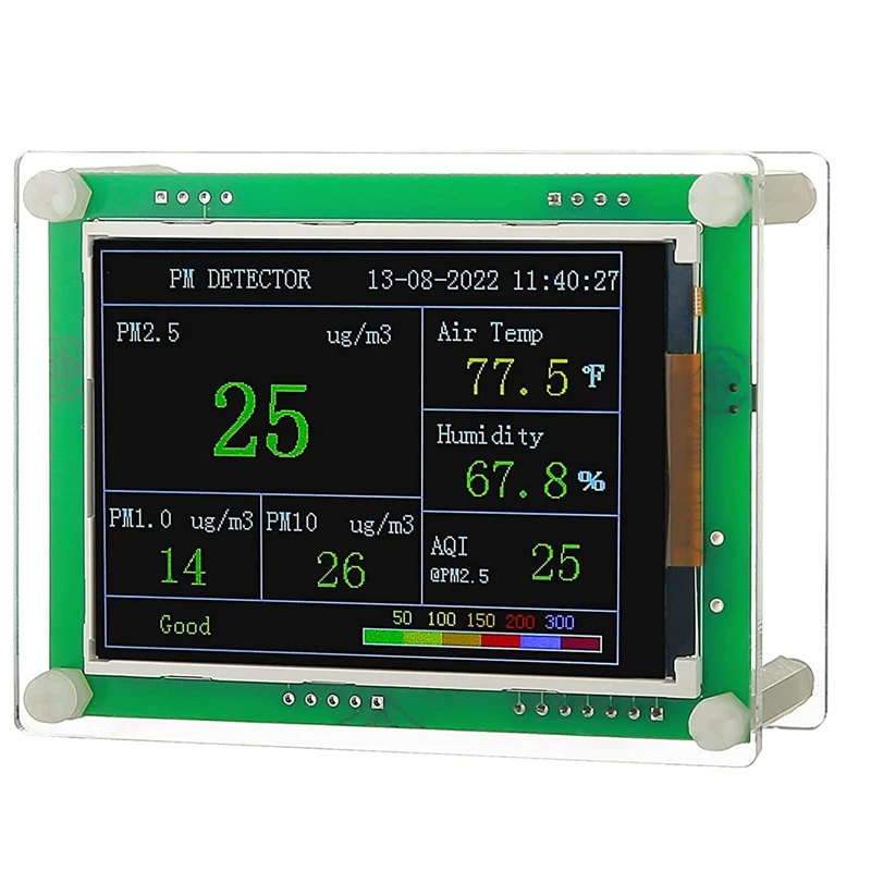 

1 PCS Air-Quality Monitor Indoor Gas Quality Monitors For Cars, Home, Etc. (Pm1.0, Pm2.5, Pm10)