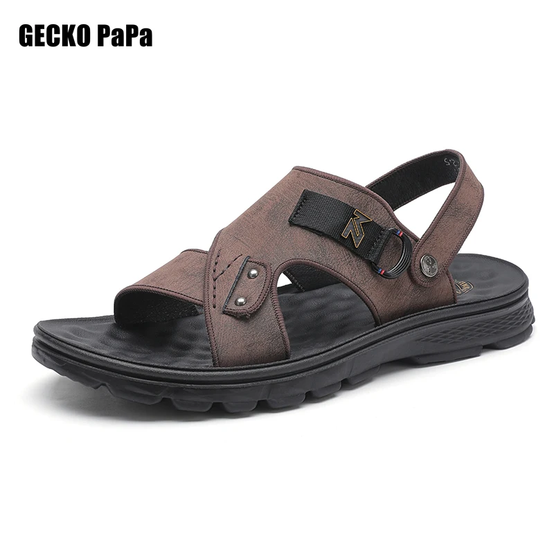 New Men Sandals Fashion Classic Comfortable Man Shoes Summer Massage Beach Slippers Wear-resistant Male Cow Leather Casual Shoes
New Men Sandals Fashion Classic Comfortable Man Shoes Summer Massage Beach Slippers Wear-resistant Male Cow Leather Casual Shoes