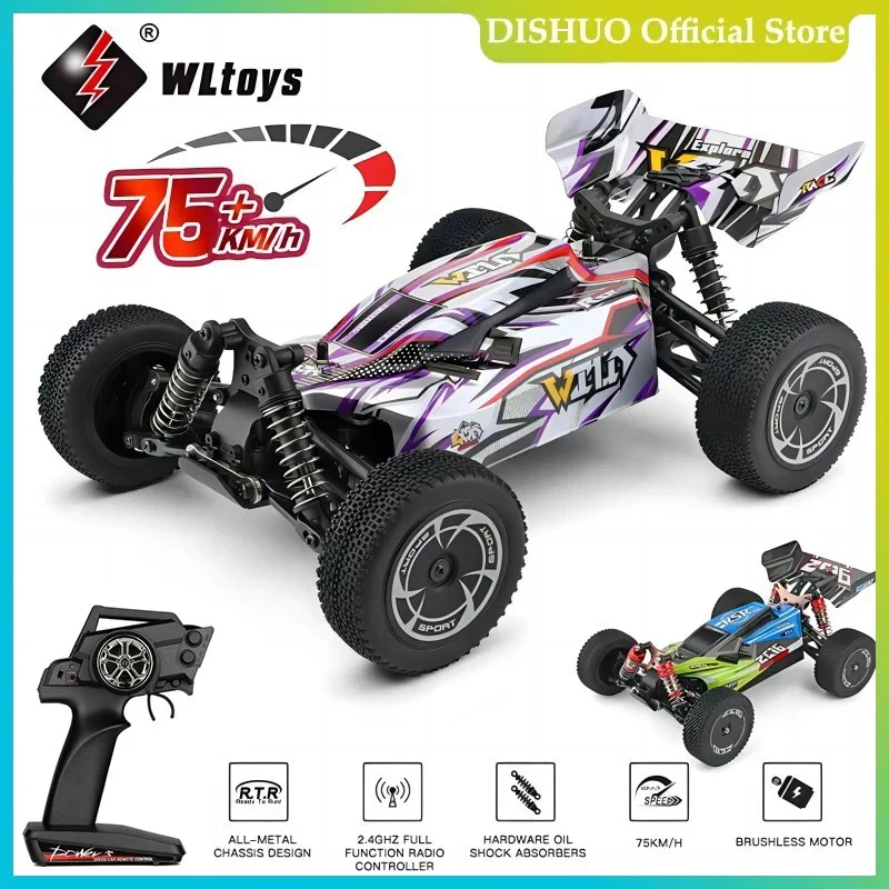 WLtoys 144016 быстрые радиоуправляемые автомобили 35 км/ч или 75 1/14 внедорожник 4WD Дрифт