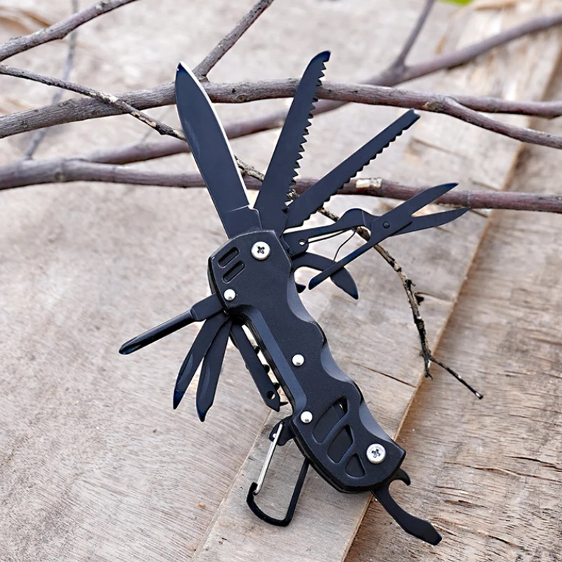 New EDC Multifunctional Knife EDC Combination Tool 12 In 1 Swiss Knife Stainless Steel Home Outdoor Folding Knife
New EDC Multifunctional Knife EDC Combination Tool 12 In 1 Swiss Knife Stainless Steel Home Outdoor Folding Knife