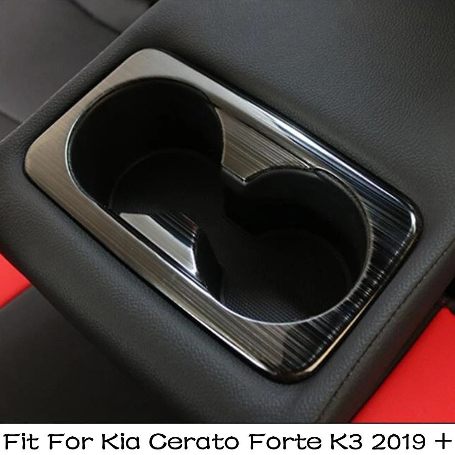 Rear Row Water Cup Holder Frame Trim Cover Stainless Steel Fit For Kia Cerato Forte K3 2019 - 2022 Automotive Interior Parts
Rear Row Water Cup Holder Frame Trim Cover Stainless Steel Fit For Kia Cerato Forte K3 2019 - 2022 Automotive Interior Parts