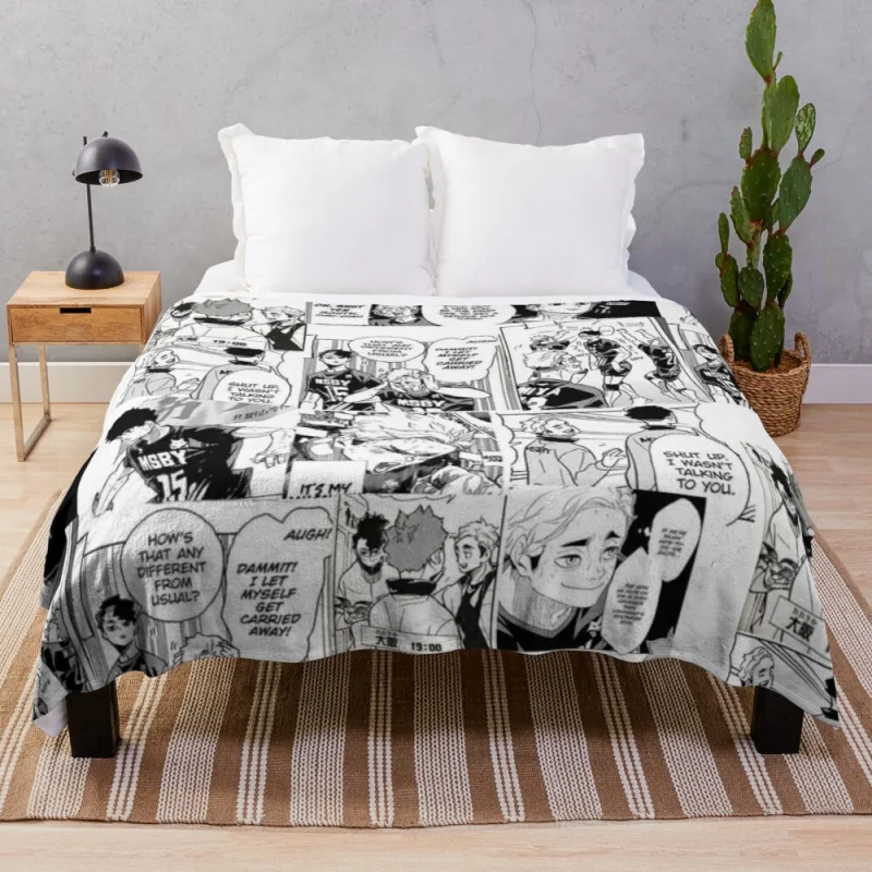 Plush Sherpa Blanket Designer Blanket Boho Sakuatsu (Atsumu And Sakusa) Timeskip Manga Pannels Throw Blankets
Plush Sherpa Blanket Designer Blanket Boho Sakuatsu (Atsumu And Sakusa) Timeskip Manga Pannels Throw Blankets