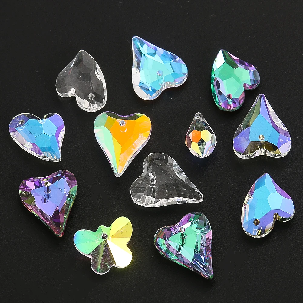 5pc AB Glass Bead Heart Irregular Shaped Loose Spacer Crystal Beads for Jewelry Making DIY Necklace Bracelets Pendant Wholesale
5pc AB Glass Bead Heart Irregular Shaped Loose Spacer Crystal Beads for Jewelry Making DIY Necklace Bracelets Pendant Wholesale