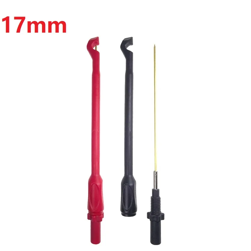 2pcs Safety Non-Destructive Wire-Piercing Probes With 4mm Jack Puncture Probe Multimeter Automotive Test Hook Tool
2pcs Safety Non-Destructive Wire-Piercing Probes With 4mm Jack Puncture Probe Multimeter Automotive Test Hook Tool
