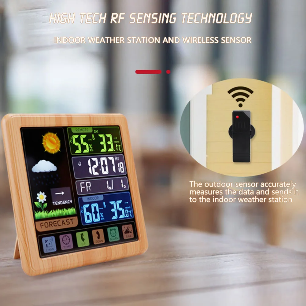 Digital Home Weather Station Wireless Thermometer Hygrometer with LCD Screen Digital Home Weather Stations Forecast Home
Digital Home Weather Station Wireless Thermometer Hygrometer with LCD Screen Digital Home Weather Stations Forecast Home