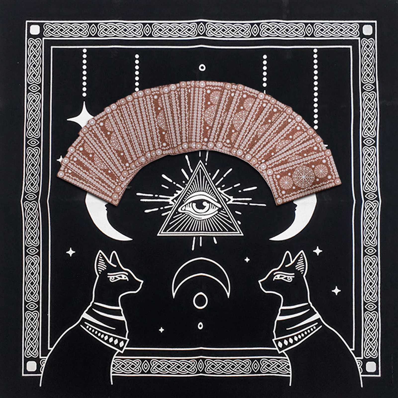 Tarot Card Tablecloth Velvet Divination Altar Cloth Board Game Fortune Astrology Oracle Card Pad 49x49cm
Tarot Card Tablecloth Velvet Divination Altar Cloth Board Game Fortune Astrology Oracle Card Pad 49x49cm
