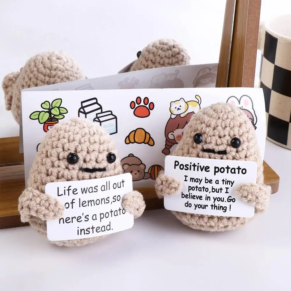 Простой в использовании чистая плетеная вручную Высококачественная вдохновленная игрушка кукла крафт орнамент картофель кукла пряжа Плетеный картофель
Простой в использовании чистая плетеная вручную Высококачественная вдохновленная игрушка кукла крафт орнамент картофель кукла пряжа Плетеный картофель