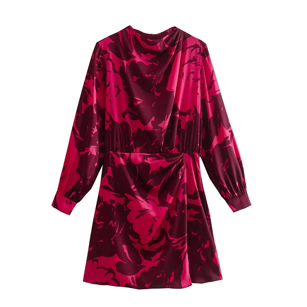 PB&ZA Elegant Women Dresses Long Sleeve Print Mini Shirtwaist Dresses Satin Vintage Spring/Summer Clothing Mujer Vestidos2124747
PB&ZA Elegant Women Dresses Long Sleeve Print Mini Shirtwaist Dresses Satin Vintage Spring/Summer Clothing Mujer Vestidos2124747
