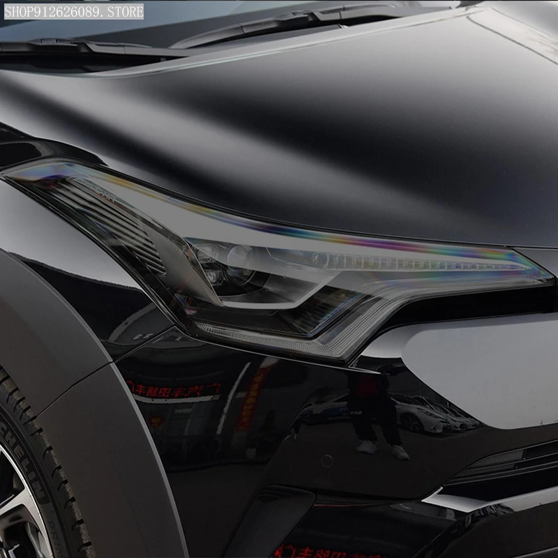 2 Pcs Car Headlight Protective Film Smoked Black Tint Wrap Vinyl Transparent TPU Sticker For Toyota CHR 2018 2019 2020 2021
2 Pcs Car Headlight Protective Film Smoked Black Tint Wrap Vinyl Transparent TPU Sticker For Toyota CHR 2018 2019 2020 2021
