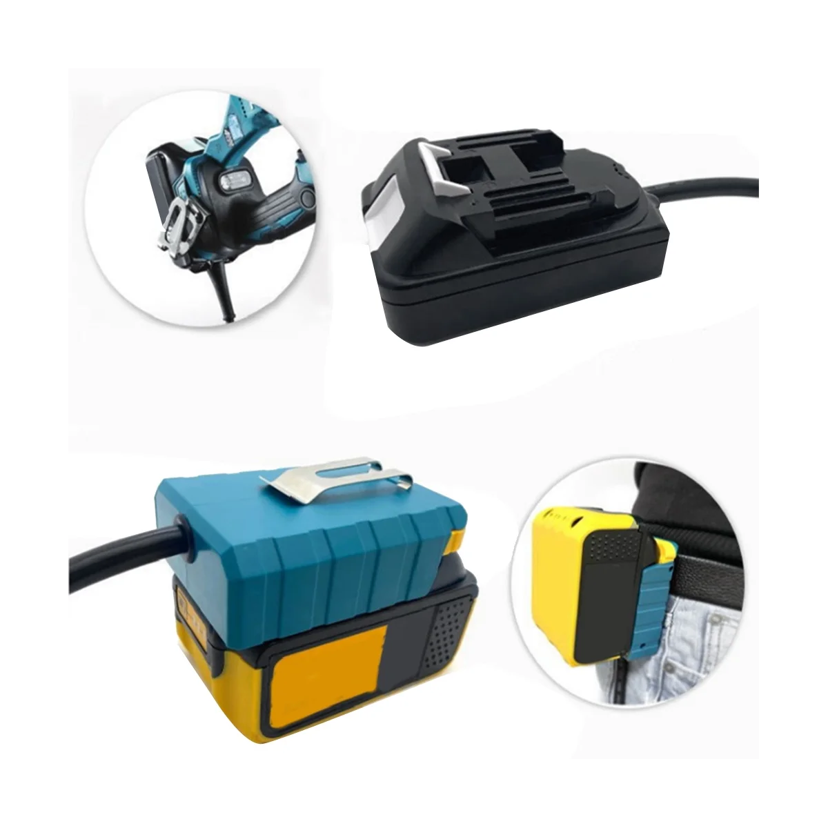 Battery Extension Cord Tool Suitable for Makita Interface Lithium Batteries and Tools 
Battery Extension Cord Tool Suitable for Makita Interface Lithium Batteries and Tools