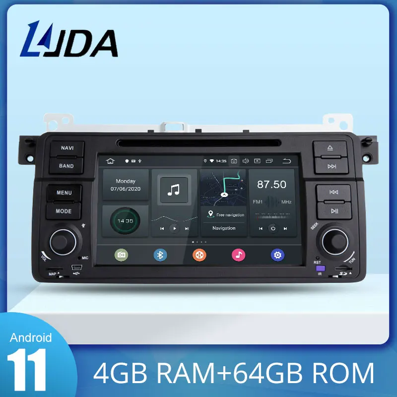 LJDA Android 11 Car DVD Player For BMW E46 3 Series 318 320 325 M3 1 Din Car Radio GPS Navigation Stereo Multimedia 4G+64G DSP
LJDA Android 11 Car DVD Player For BMW E46 3 Series 318 320 325 M3 1 Din Car Radio GPS Navigation Stereo Multimedia 4G+64G DSP