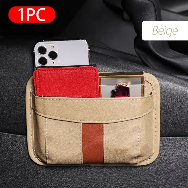 Leather Car Bag Storage Mini Seat Organizer Adhesive Multi-function Auto Seat Gap Storage Hanging Bag Phone Glasses Holder
Leather Car Bag Storage Mini Seat Organizer Adhesive Multi-function Auto Seat Gap Storage Hanging Bag Phone Glasses Holder