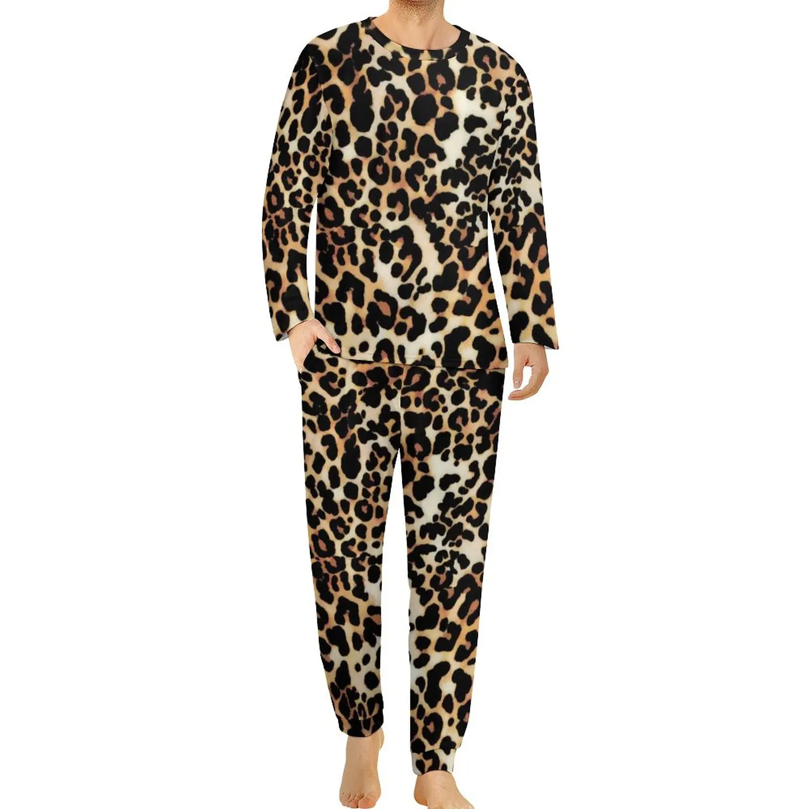 Classic Leopard Print Pajamas Autumn Trendy Animal Skin Home Home Suit 2 Piece Custom Long Sleeve Kawaii Big Size Pajamas Set
Classic Leopard Print Pajamas Autumn Trendy Animal Skin Home Home Suit 2 Piece Custom Long Sleeve Kawaii Big Size Pajamas Set