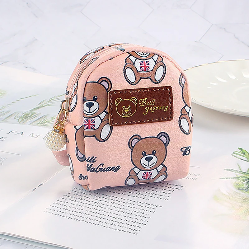 Cute Cartoon Bear Coin Purse Keychain For Girls Kawaii Mini Wallet Credit Card Holder Backpack Pendant
Cute Cartoon Bear Coin Purse Keychain For Girls Kawaii Mini Wallet Credit Card Holder Backpack Pendant