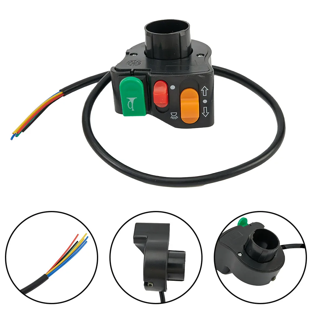 7/8" Motor Scooter Handlebar ON OFF Switch For Horn Headlight Turn Signal 3In1 Horn Light Turn Signals On/Off Switch
7/8" Motor Scooter Handlebar ON OFF Switch For Horn Headlight Turn Signal 3In1 Horn Light Turn Signals On/Off Switch