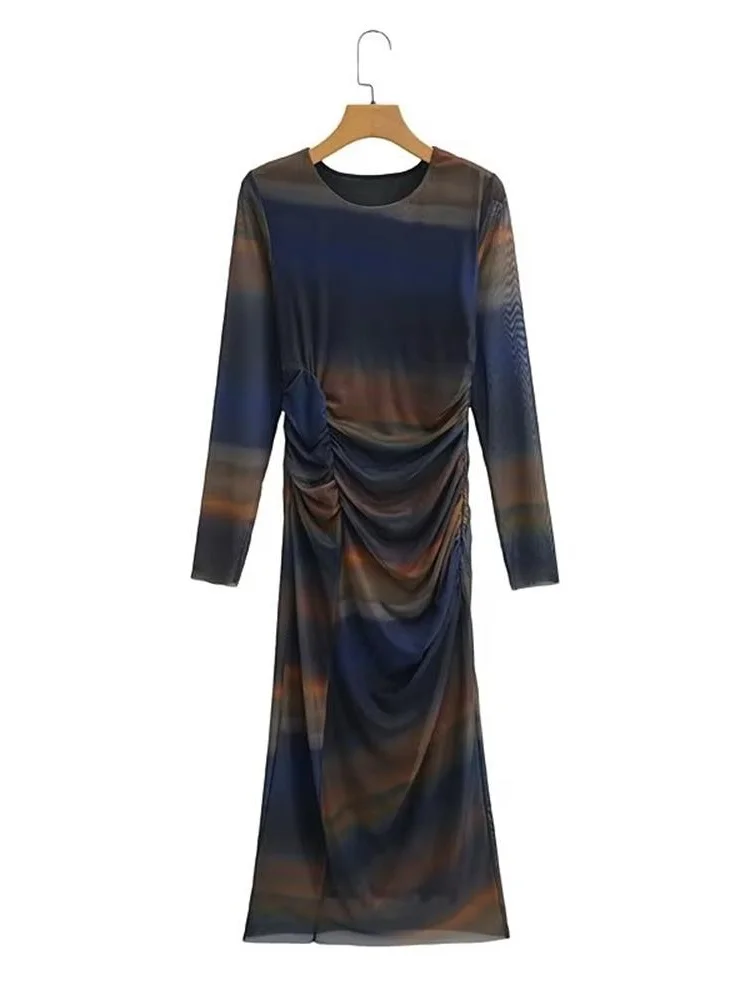 MESTTRAF сексуальный дизайн 2022, модное женское платье миди из тюля с боковыми оборками и принтом, винтажные женские платья с круглым вырезом и р...
MESTTRAF сексуальный дизайн 2022, модное женское платье миди из тюля с боковыми оборками и принтом, винтажные женские платья с круглым вырезом и р...