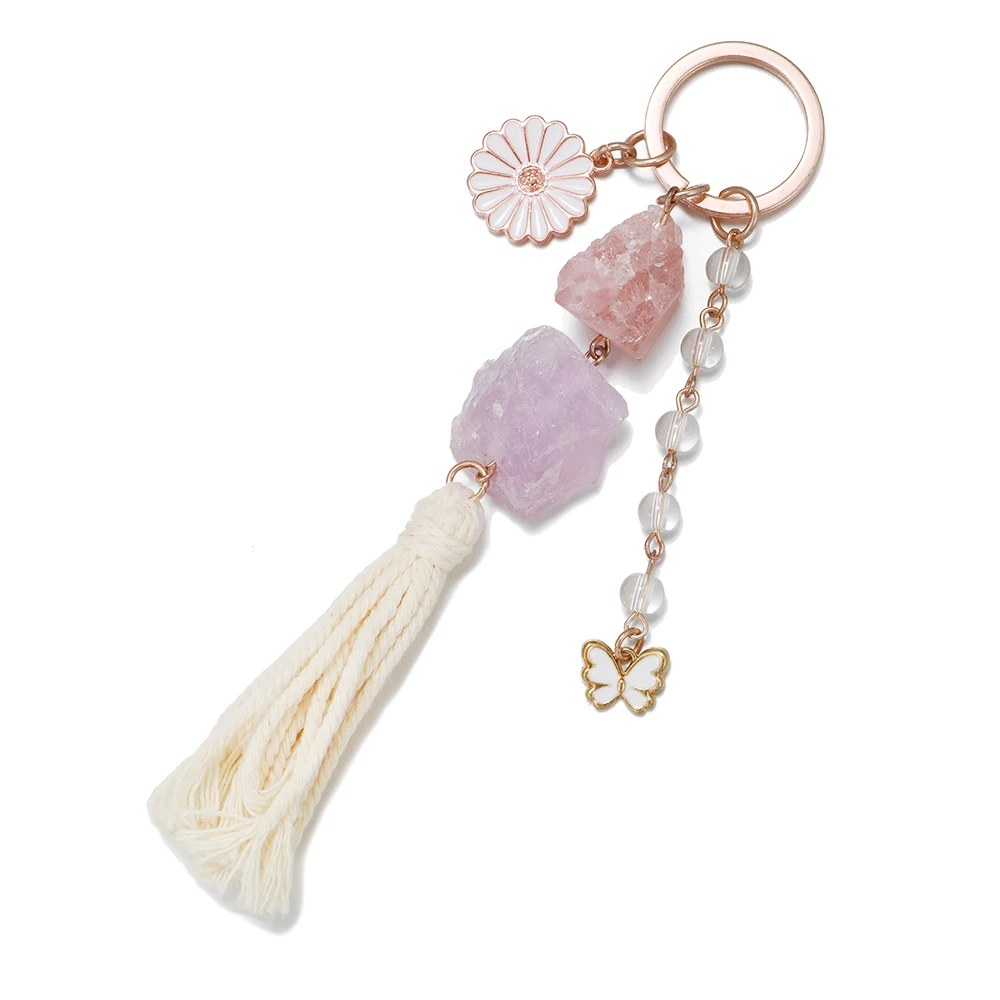 Natural Gemstone Pendant Crystal Stone Flower Alloy Charm Pendant Bag Charm Key Chains Keychain
Natural Gemstone Pendant Crystal Stone Flower Alloy Charm Pendant Bag Charm Key Chains Keychain