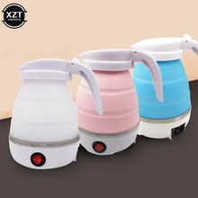 Outdoor Mini Folding Kettle Portable Silicone Kettle Boil Water Tool Electric Kettle Camping Accessories for Travel Accessories