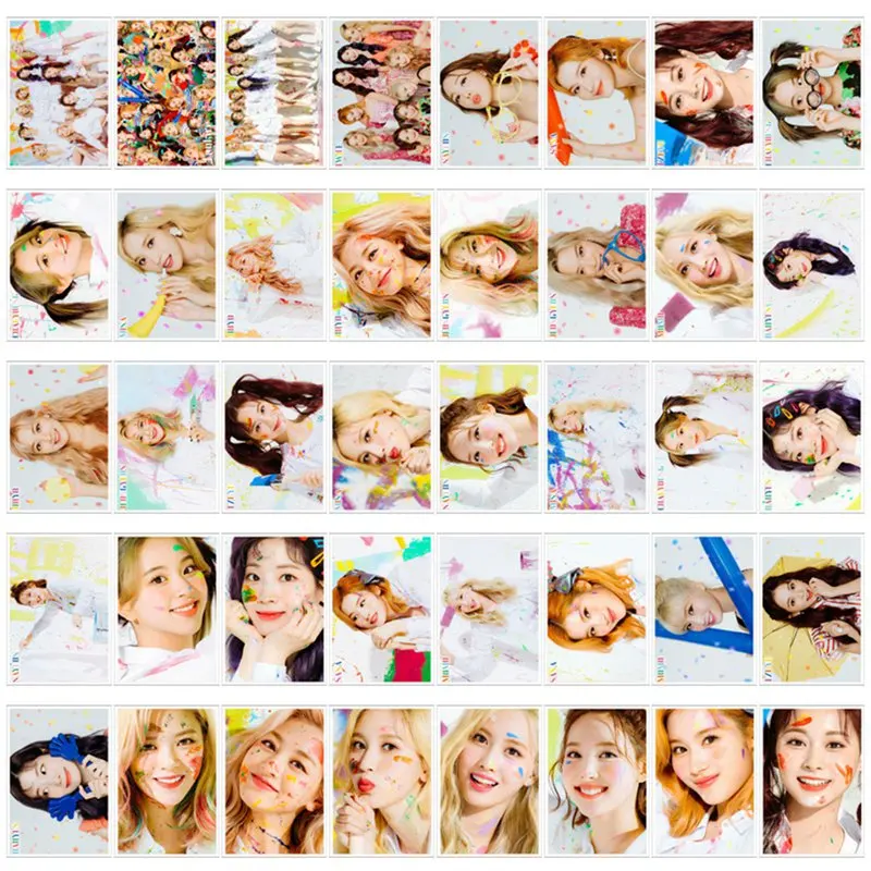 40 шт./компл. KPOP сдвоенные девушки 2021 Fanfare альбом HD печатная Фотокарта ПВХ открытки самодельные ломо карты фотооткрытки для фанатов
40 шт./компл. KPOP сдвоенные девушки 2021 Fanfare альбом HD печатная Фотокарта ПВХ открытки самодельные ломо карты фотооткрытки для фанатов