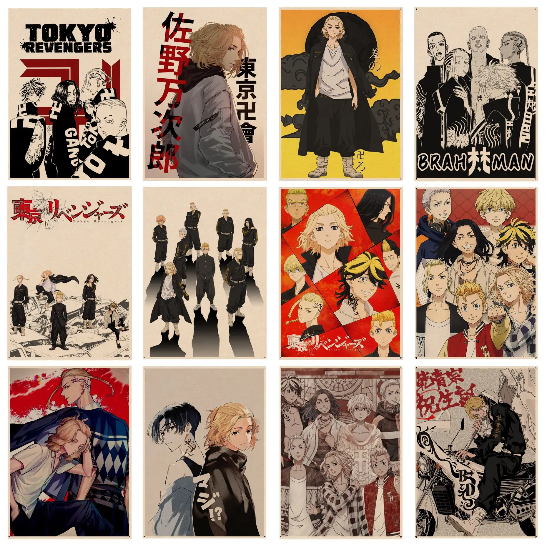 Anime Tokyo Revengers Classic Anime Poster Kraft Paper Prints And Posters Home Decor
Anime Tokyo Revengers Classic Anime Poster Kraft Paper Prints And Posters Home Decor