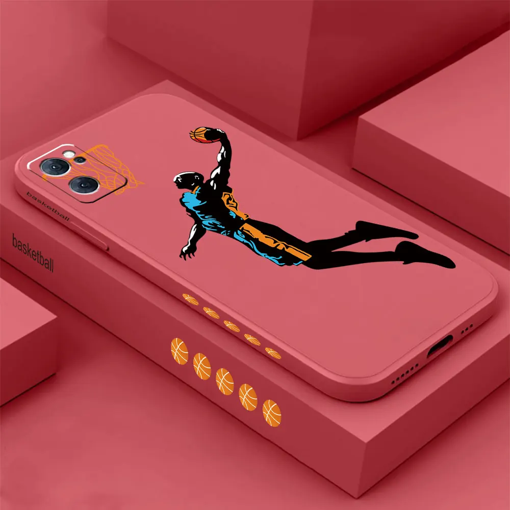 Wild Basketball Phone Case For OPPO RENO 9 8 7 7SE 6 5 4 4SE 3 PRO PLUS 4G 5G Colour Liquid Silicone Cover Funda Cqoue Shell
Wild Basketball Phone Case For OPPO RENO 9 8 7 7SE 6 5 4 4SE 3 PRO PLUS 4G 5G Colour Liquid Silicone Cover Funda Cqoue Shell