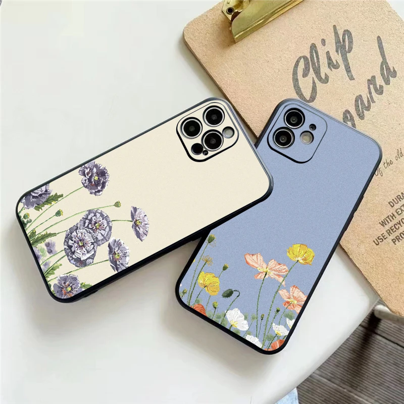 Watercolor Painting Flowers And Plants Phone Case For Funda iPhone 11 13 Pro Max 12 Mini X XR XS 6 6s 7 8 Plus Coque Etui Back
Watercolor Painting Flowers And Plants Phone Case For Funda iPhone 11 13 Pro Max 12 Mini X XR XS 6 6s 7 8 Plus Coque Etui Back