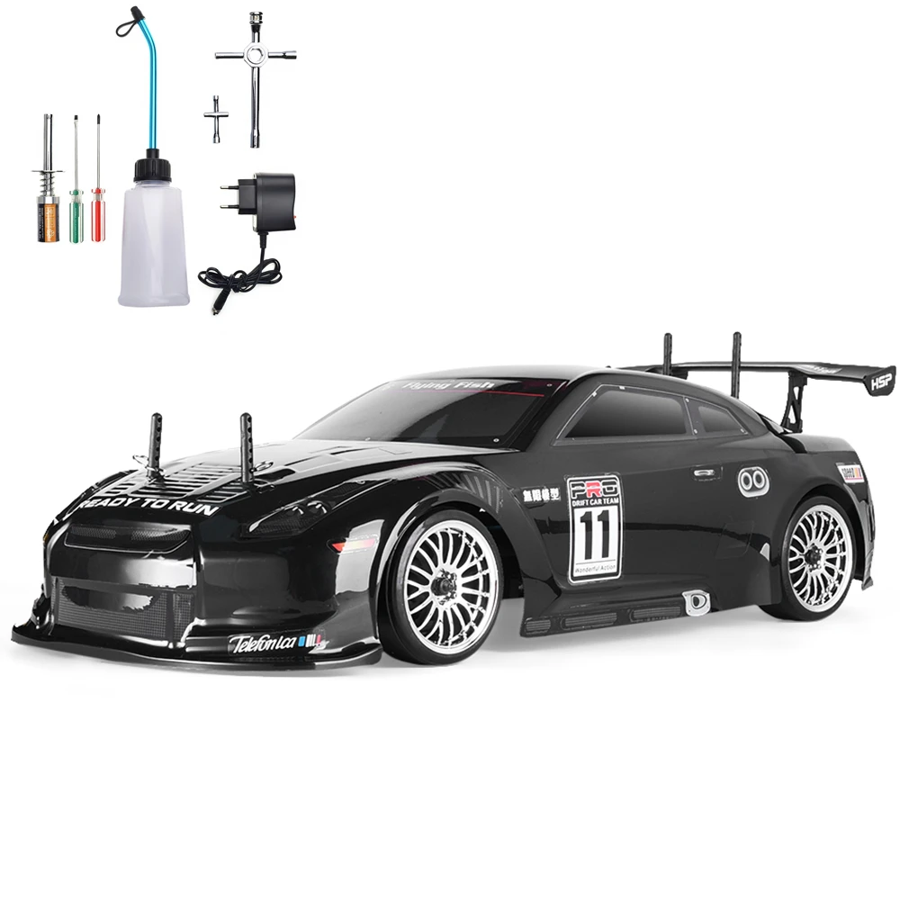 

HSP RC Car 4wd 1:10 On Road Racing Two Speed Drift Vehicle Toys 4x4 Nitro Gas Power High Speed Hobby Remote Control Car