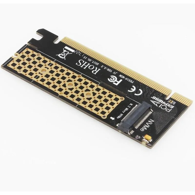 

M.2 NVMe SSD NGFF TO PCIE 3.0 X16 X4 Adapter M Key Interface Expansion Card Full Speed Support 2230 to 2280 SSD