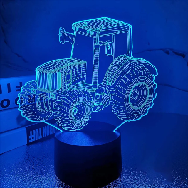 3D ночник-иллюзия трактор
3D ночник-иллюзия трактор