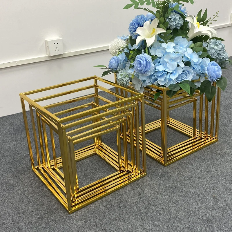 5pcs/set Wedding Square Road Lead Gold-Plated Wedding Arch Backdrop Metal Flower Vase Column Stand Event Party Decoration Prop
5pcs/set Wedding Square Road Lead Gold-Plated Wedding Arch Backdrop Metal Flower Vase Column Stand Event Party Decoration Prop
