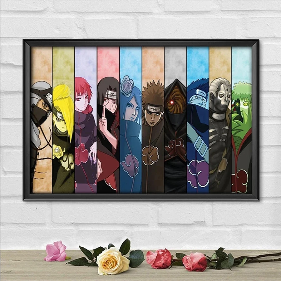 Japanese Anime Diamond Mosaic Naruto Akatsuki Wall Poster Art 5D DIY Diamond Painting Cross Stitch Kits Rhinestone Picture Decor 
Japanese Anime Diamond Mosaic Naruto Akatsuki Wall Poster Art 5D DIY Diamond Painting Cross Stitch Kits Rhinestone Picture Decor