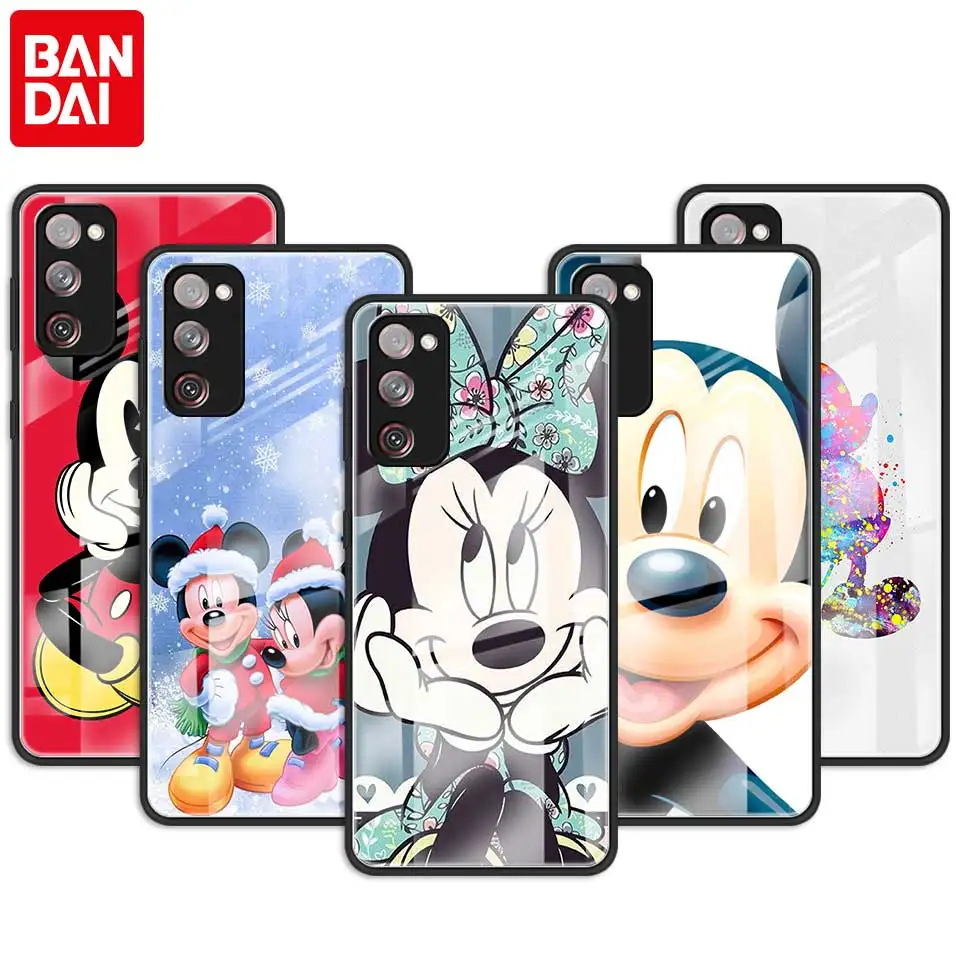 Tempered Glass Case for Samsung Galaxy S20 S21 FE S22 Ultra 5G S10 Lite S9 Plus S10e A12 A52 A51 Cute Phone Cover Minnie Mickey
Tempered Glass Case for Samsung Galaxy S20 S21 FE S22 Ultra 5G S10 Lite S9 Plus S10e A12 A52 A51 Cute Phone Cover Minnie Mickey
