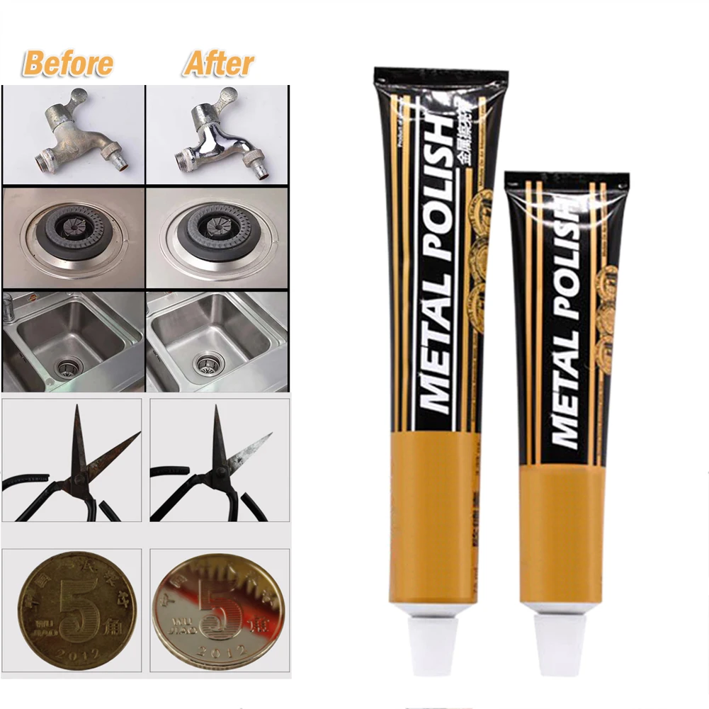 Metal Polish Paste 50g/100g For Cars Trucks Motorcycles Watches Metal Furniture Rust Remover Abrasive Paste
Metal Polish Paste 50g/100g For Cars Trucks Motorcycles Watches Metal Furniture Rust Remover Abrasive Paste