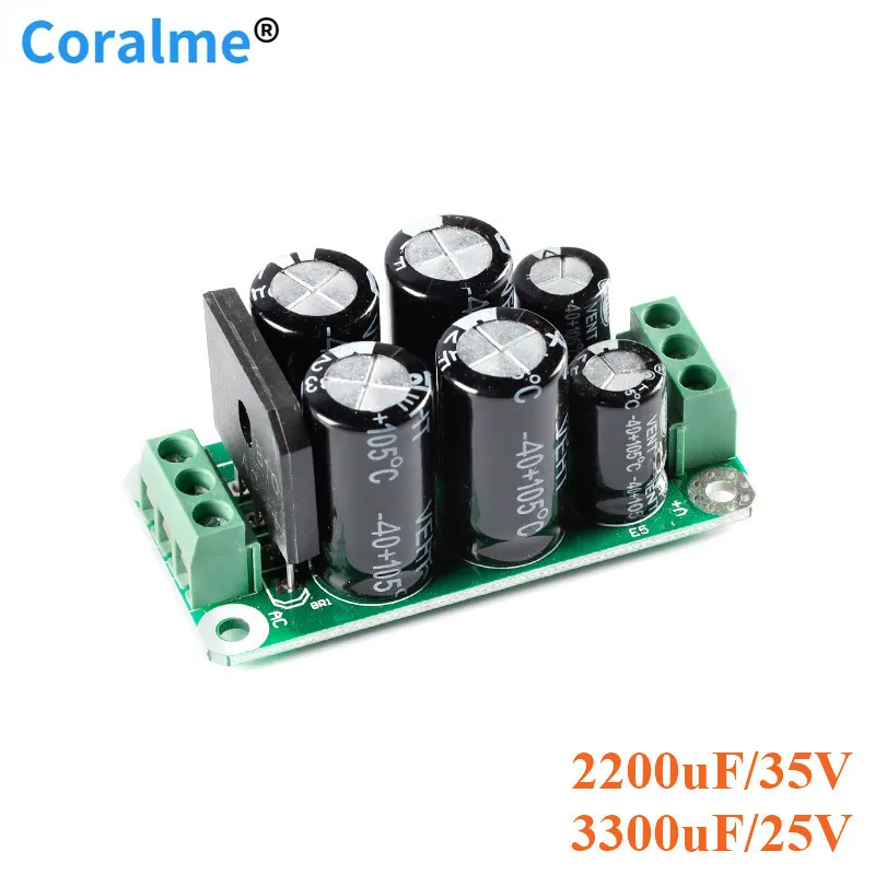 Power Amplifier Filter Board Module Dual 2200uF 35V 3300uF 25V Amplifier Rectifier Board Rectification Filter Plate
Power Amplifier Filter Board Module Dual 2200uF 35V 3300uF 25V Amplifier Rectifier Board Rectification Filter Plate