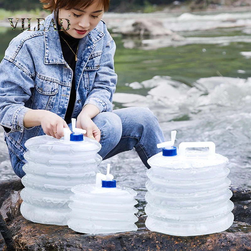 VILEAD Outdoor Collapsible Water Bag Camping Foldable Water Containers Drinking Multifunction Telescopic Storage Water Bottle
VILEAD Outdoor Collapsible Water Bag Camping Foldable Water Containers Drinking Multifunction Telescopic Storage Water Bottle