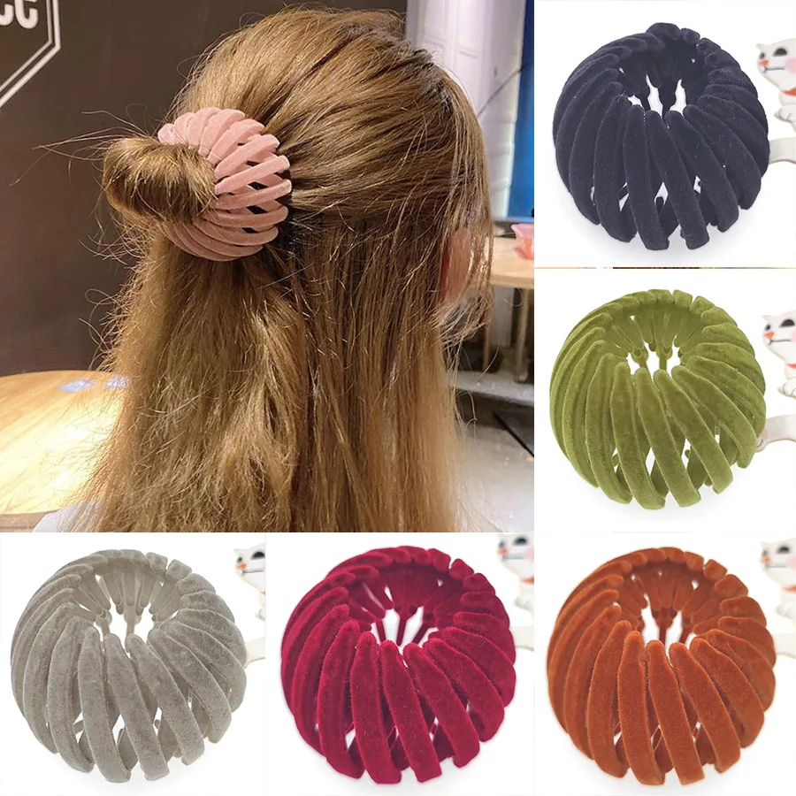 1PC Flocking Velvet Hair Claw For Women Girls Elegant Ponytail Hair Clips Bird Nest Hair Curler Hairpins Buckle Hair Accessories
1PC Flocking Velvet Hair Claw For Women Girls Elegant Ponytail Hair Clips Bird Nest Hair Curler Hairpins Buckle Hair Accessories
