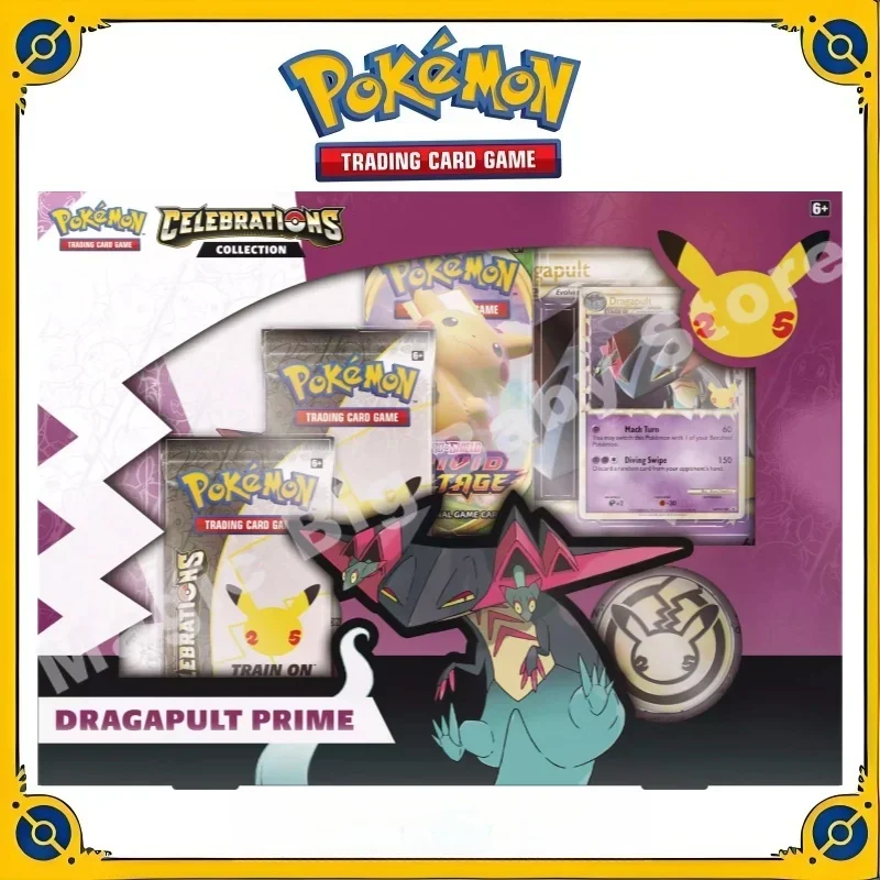 Оригинальная карта Pokemon Trading PTCG американская версия 25 Юбилейная Подарочная